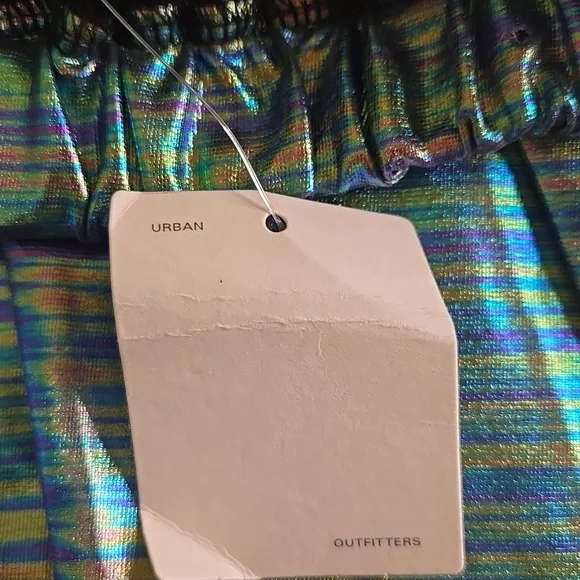 Iridescent Blue Skirt M19 - Picture 5 of 6